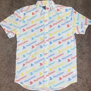 PlayStation button up shirt